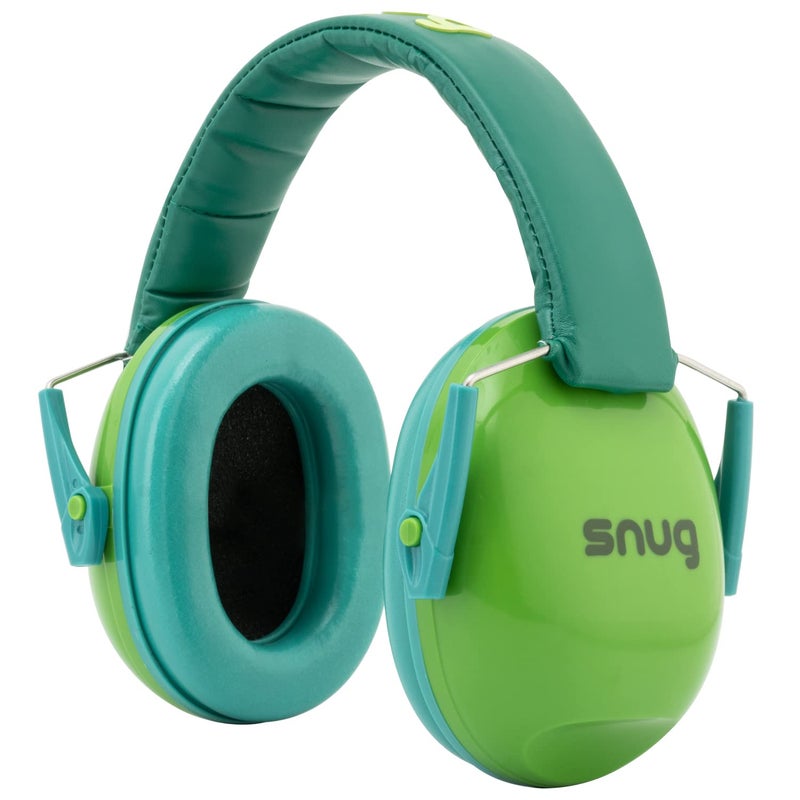 Snug Kids Earmuffs â€“ Noise Reduction for Toddlers & Children â€“ Adjustable, Lightweight, Foldable, Soft & Comfortable - Green - Image 2